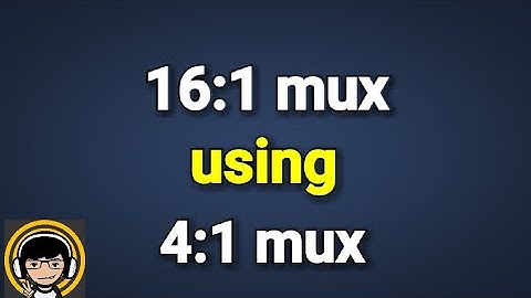 16x1 mux using 4x1 mux