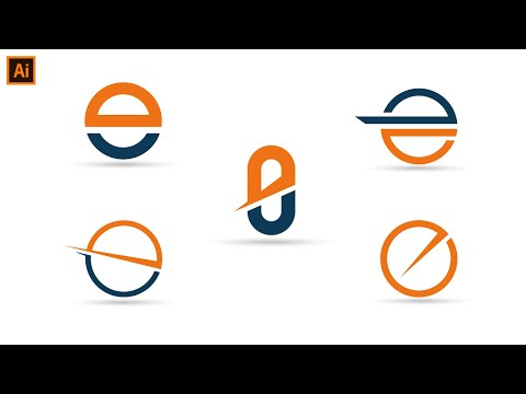 E Letter Logo Illustrator | Designing 5 letter E logos
