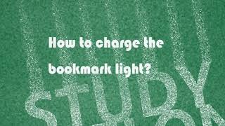 WSD Clip Reading Light Rechargeable Warm 4 LEDs Book Light