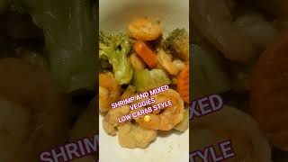 LOW CARB CHINESE SHRIMP AND VEGGIES lowcarb takeout food shorts