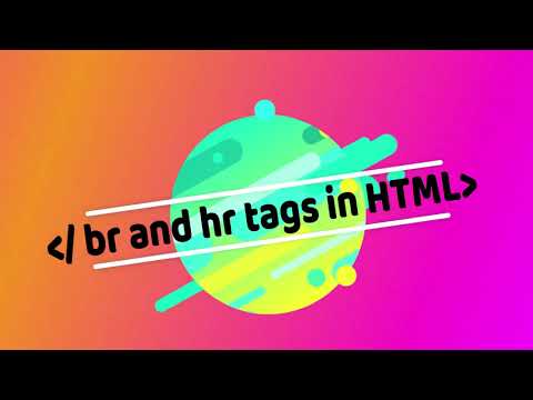 Empty Element(Line Break and Horizontal Rule) in HTML5 | Web-Development