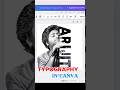 Fan edit hack : Arijit Singh text reveal effects on Canva 🎤✨