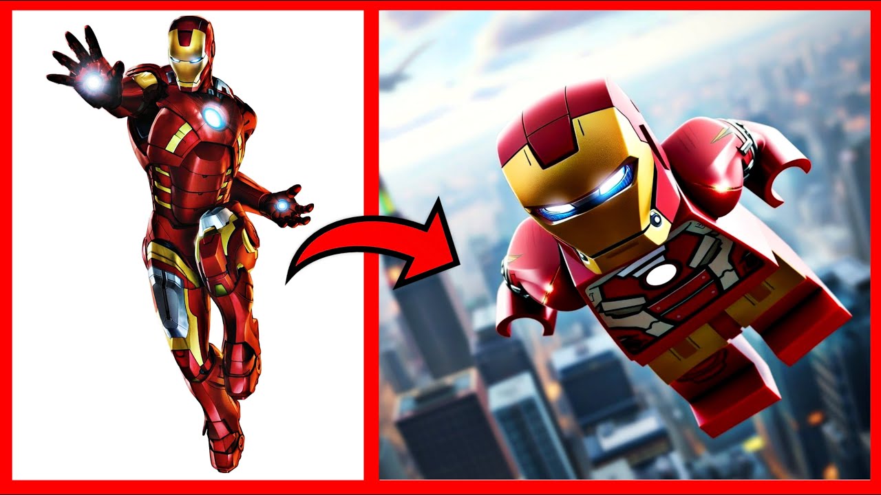 AVENGERS But LEGO VENGERS 🔥 All Characters Marvel & DC 2024😱 - YouTube