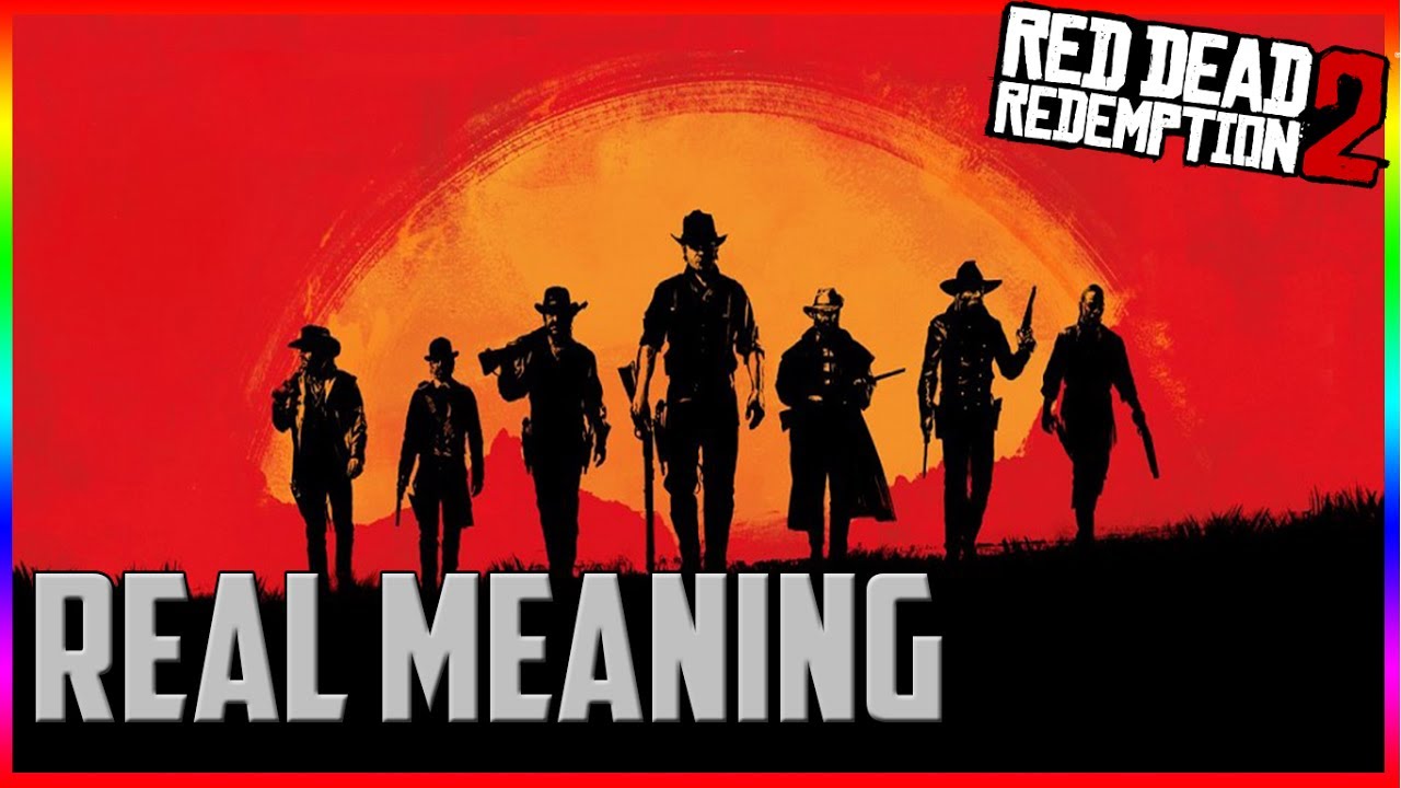 RDR2 image trailer meaning Red dead redemption 2 trailer poster analysis and theories ,RDR2 sequel -