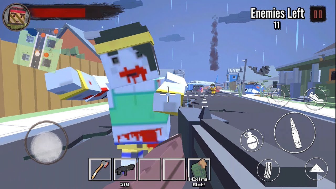 Blockhead Zombie Game For Mobile