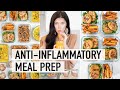 The ULTIMATE Anti-Inflammatory Diet MEAL PREP (full week) | Anti-Inflammatory Foods *reduce bloating