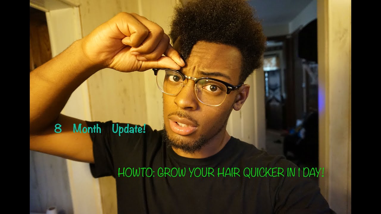 HOW TO GROW YOUR HAIR FASTER FOR MEN WOMEN OVERNIGHT 8 MONTH