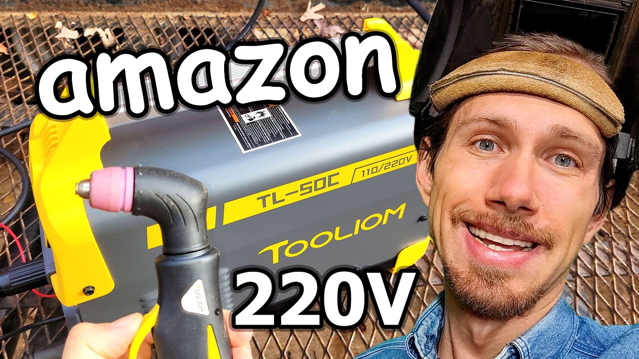 AMAZON Plasma Cutter Review TOOLIOM 220V POWER! YouTube