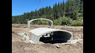 Precast Arch Culvert Bridge Helps Restore Creek | Jensen Precast