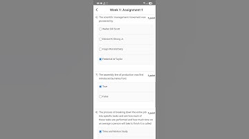 Organizational Behaviour Week 1 Assignment 1 NPTEL