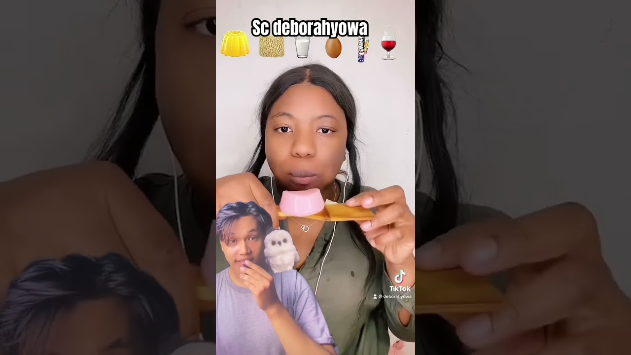 kak debora makan puding Sc deborahyowa