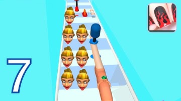 Nail Stack! 👸💅- Gameplay Walkthrough Part 7 - MAX Level 36-40 (Android, iOS) Updated!!