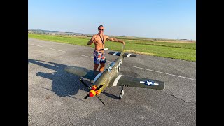 Mustang P51 Frenesi 1:4 Scale mit Kolm IL 230 by Daniel Chytra