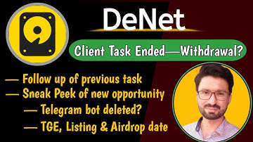 deNet WatcherNod Latest Update | PEAQ Coin Withdrawal | deNet Storage App | Earn Online