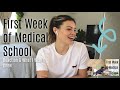 What I Wish I Knew: First Week of Medical School (+ Reaction)