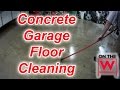 Cleaning & Degreasing a Concrete Garage Floor