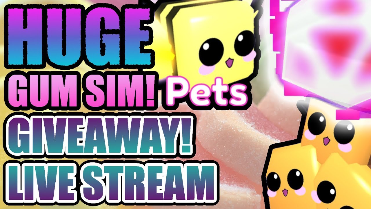 🐝 Bubblegum Simulator Legendary Pet Giveaway Live Stream Event 🐝 - NEW Update #16 (Roblox)