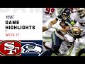 49ers vs. Seahawks Week 17 Highlights  NFL 2019 - YouTube