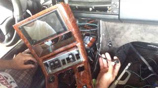 double din console for a R129 part 4