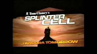 Tom Clancy's Splinter Cell: Pandora Tomorrow TV Commercial 3 for PlayStation 2 - PS2 - 2004