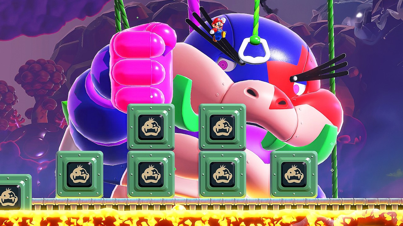 Super Mario Bros. Wonder - New Boss Fight Gameplay and more [4K]