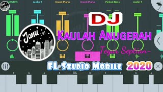 Download lagu DJ Kaulah Anugerah Remix Full Bass 2020 [FL Studio Mobile]