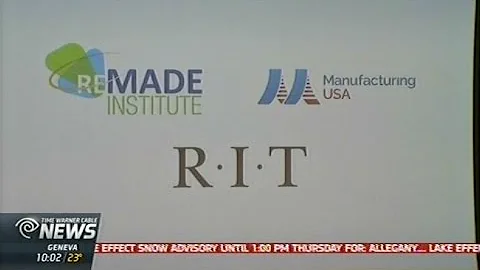 RIT on TV: REMADE Institute for Sustainable Manufacturing