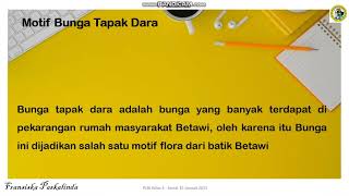 PLBJ Kelas 4 Pelajaran 9 Warna Motif Batik Betawi