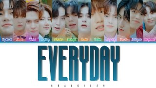 TREASURE (트레저) - 'EVERYDAY' (Color Coded Lyrics Eng/Rom/Han/가사)