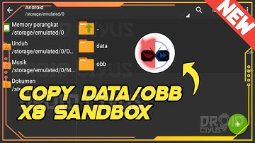 (NEW) HOW TO COPY DATA FOLDER / OBB FILE IN X8 SANDBOX | MOVE DATA / OBB GAME TO X8 SANDBOX