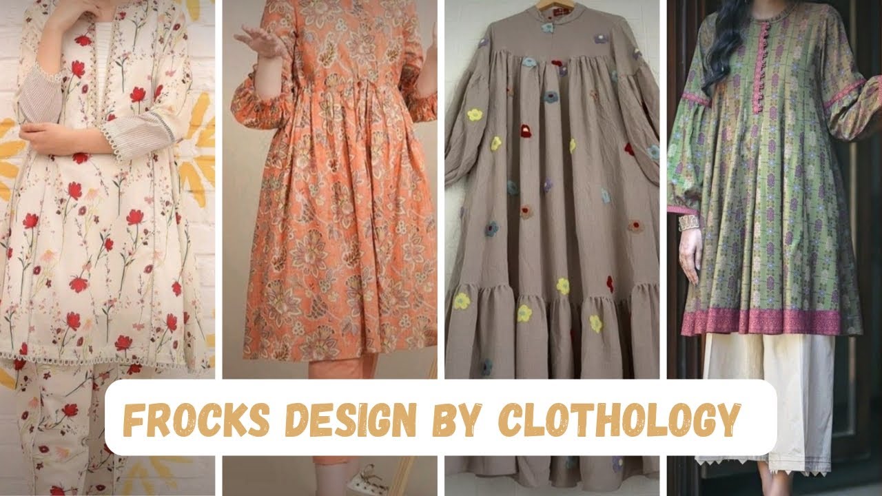 Frock latest summer design|easy to wear|dress designs|Clothology|2024 designs