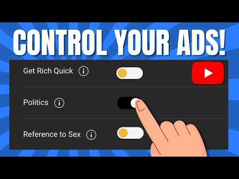 Creators! Block Ads by Category DIRECTLY on YouTube