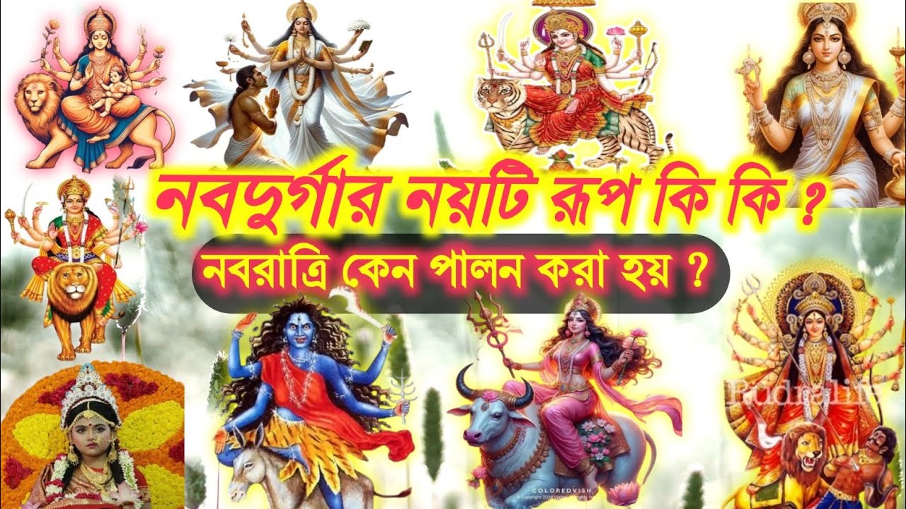 নবরাত্রি কি ? নবদূর্গা কি ? মা দূর্গার নয়টি রুপ কি কি ? #নবদূর্গা #navratri