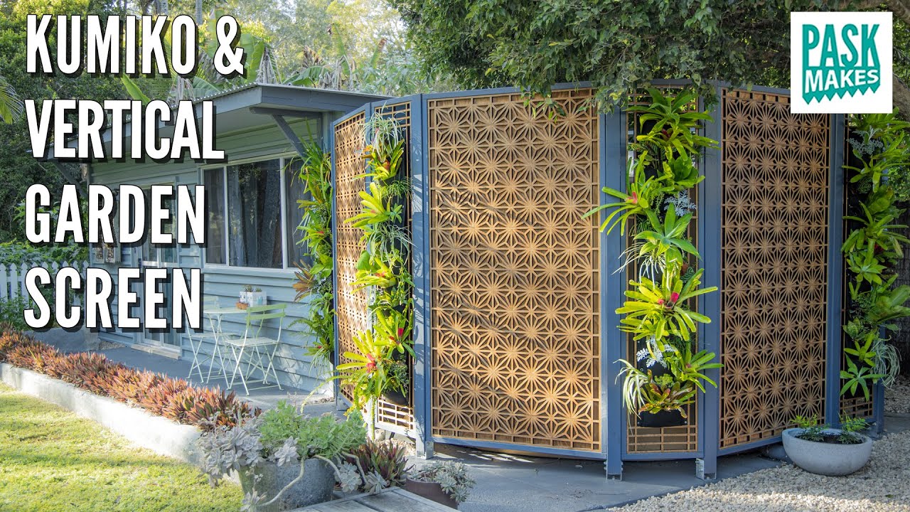 Kumiko and Vertical Garden Screen YouTube