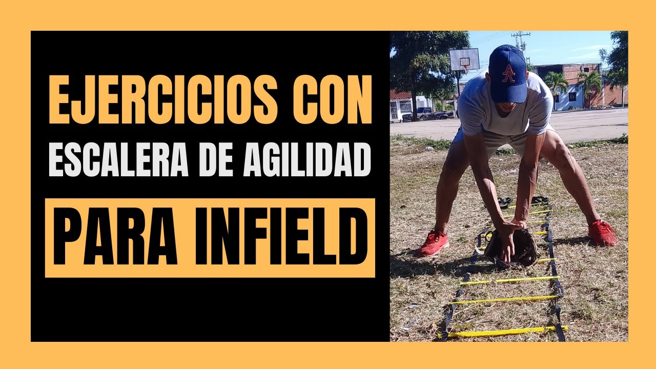 Ejercicios con Escaleras de Coordinación Béisbol (Drills de Infield en