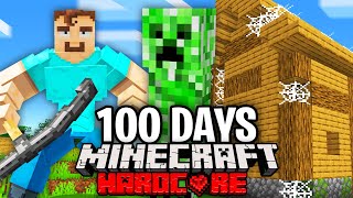 I Survived 100 Days as a CREEPER in Hardcore Minecraft.. Here&#39;s What Happened..