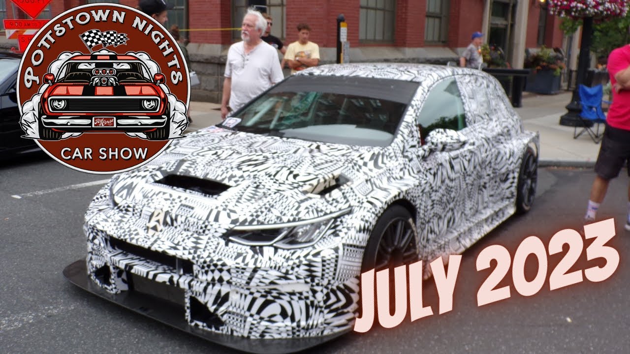 Pottstown Nights Car Show July 2023 YouTube