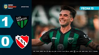 San Martín Sj 1 - 0 Independiente Resumen Del Partido Clausura 2025