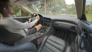 5k-Mile 1992 Dodge Stealth R/T Turbo cold start, driving, walk around video