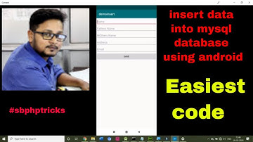 insert data into database using android