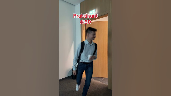 Praktikant hat das Memo nicht bekommen