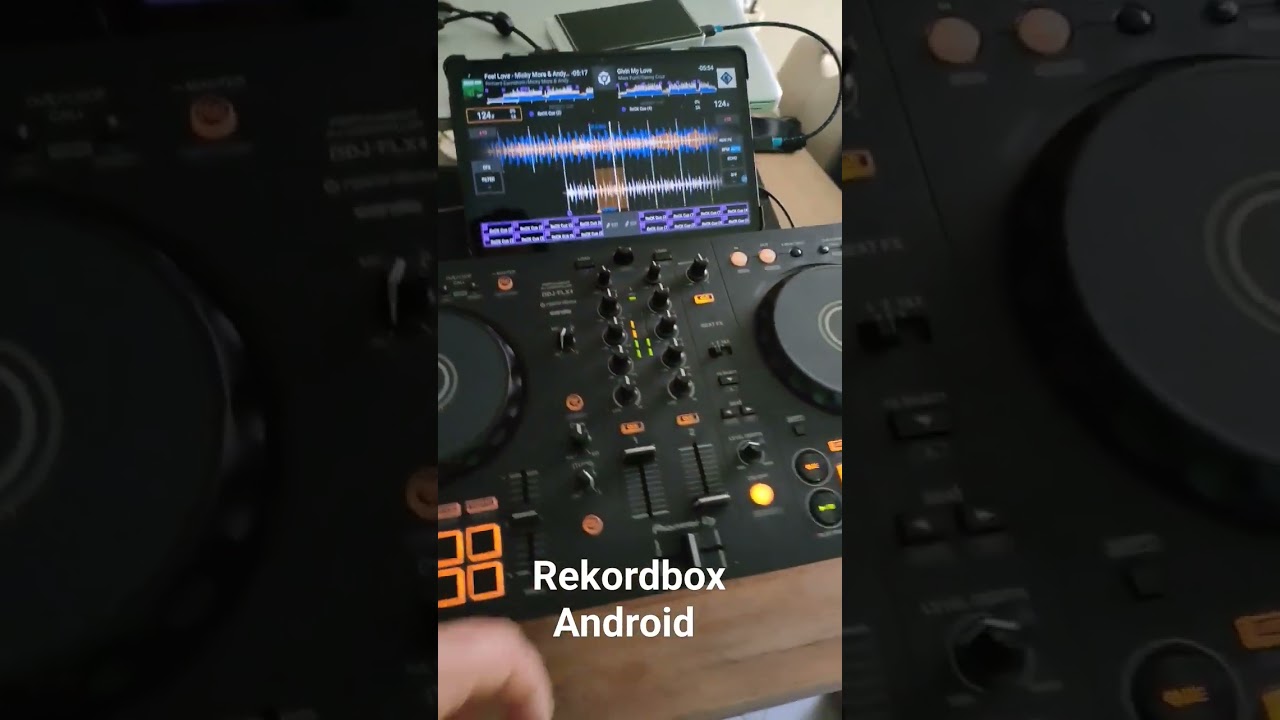 Android Test Of The Ddj-flx4 Record Player