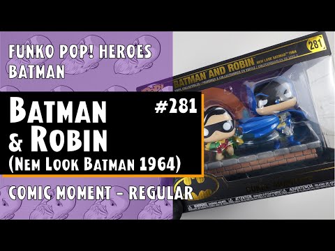 Funko Pop Batman and Robin - New Look Batman 1964 (Comic Moments
