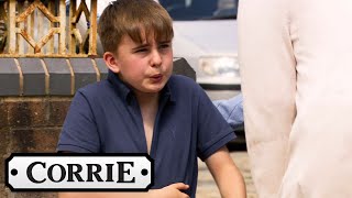 Liam Collapses In The Street and Struggles to Breathe | Coronation Street