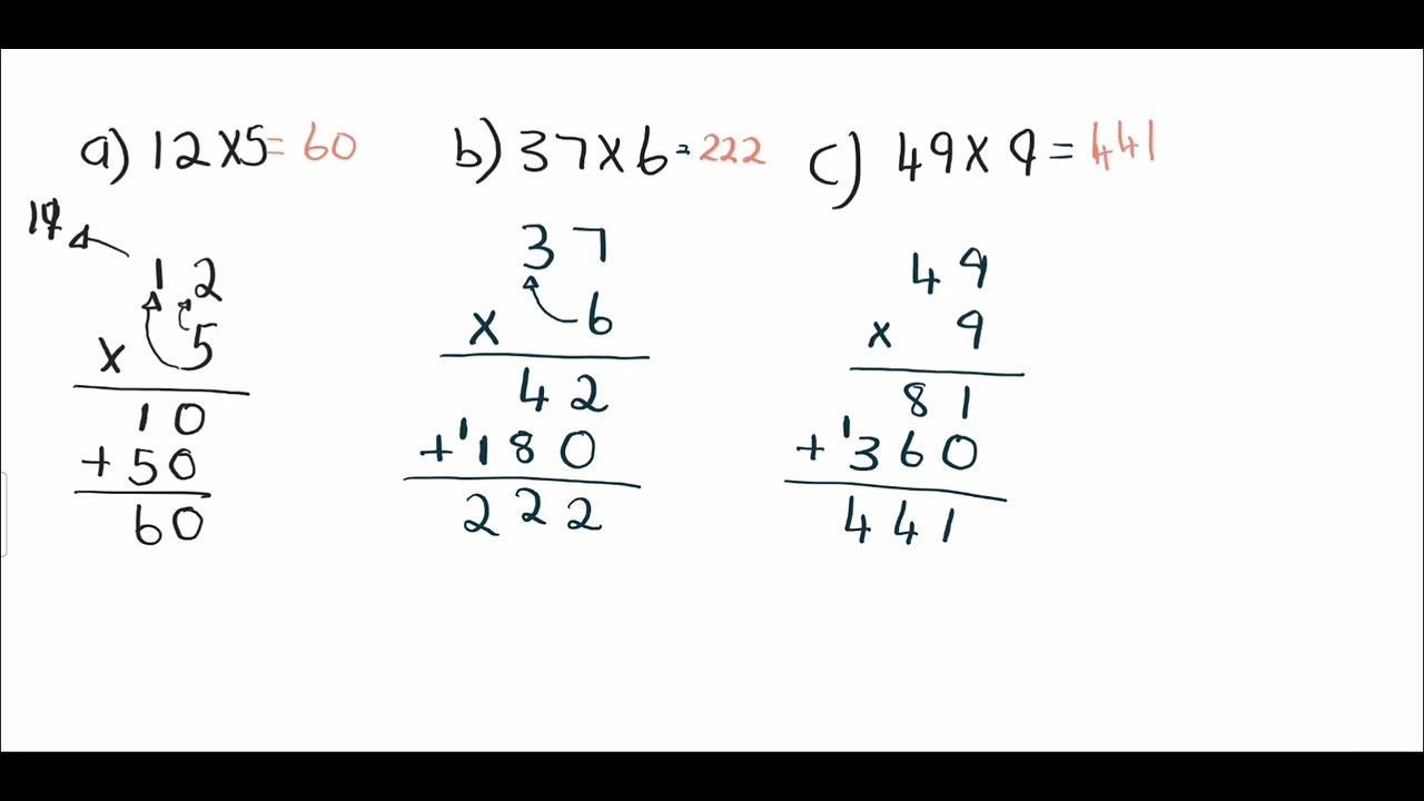 Column Multiplication. - YouTube