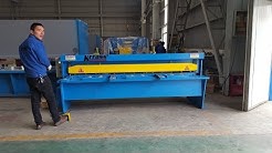 Small electric shearing machine Electrical shearing machine, metal sheet cutting machine KRRASS