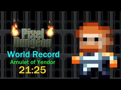 Amulet of Yendor in 21:25 (Former World Record) - Pixel Dungeon
