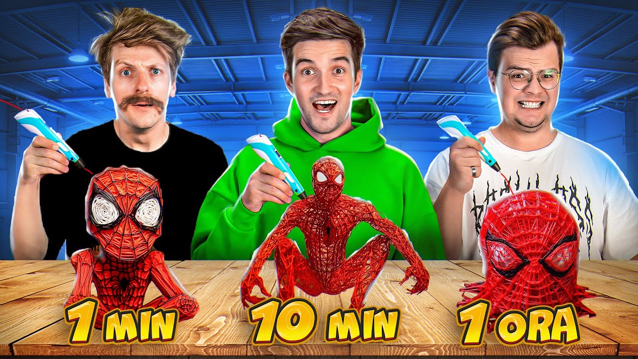 1 MINUT, 10 MINUTE SI 1 ORA DESENAM CU PIXUL 3D CHALLENGE !! *Partea 2