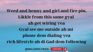 POPCAAN - ST. THOMAS NATIVE ft. CHRONIC LAW (LYRICS) | @MALIAROLYRICS