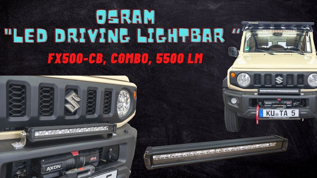 Singlemount LED Lightbar - Erklärs mir! OSRAM FX500 COMBO 